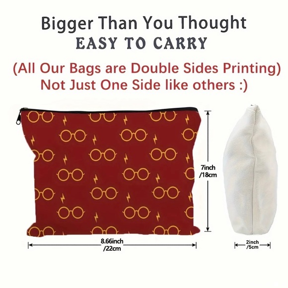 Harry Potter Gryffindor Makeup Bag - Picture 6 of 7